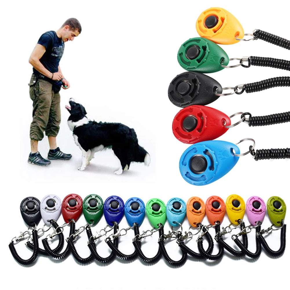 Positive reinforcement clicker dog training method