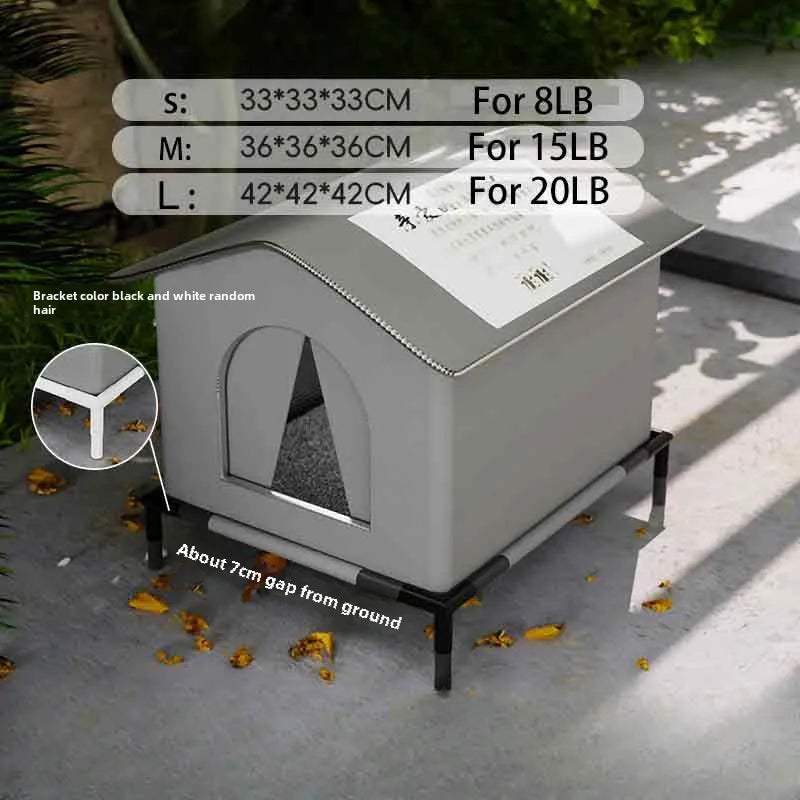 Foldable dog house balcony garden travel use Dogora