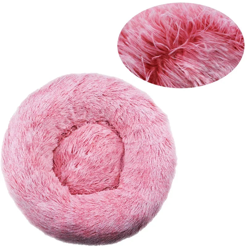 Large round dog bed 80cm golden retriever husky Dogora