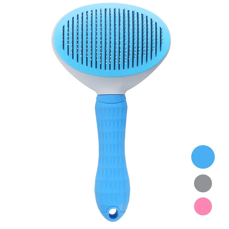 Pink slicker brush cat and dog grooming — Dogora