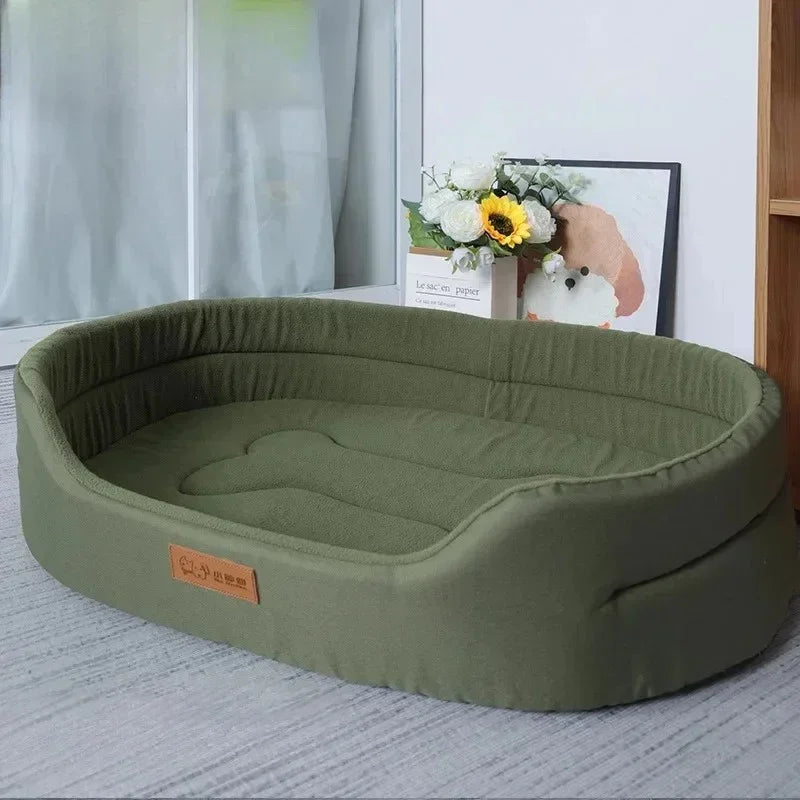 Double sided reversible fleece dog bed washable all seasons — Dogora