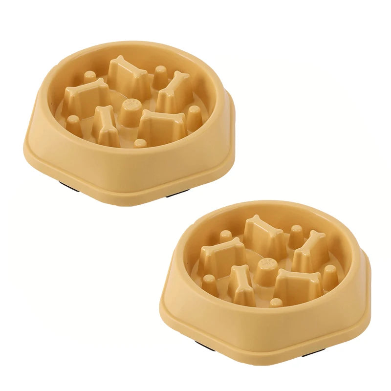 Slow feeder bowl reduces vomiting bloating in dogs