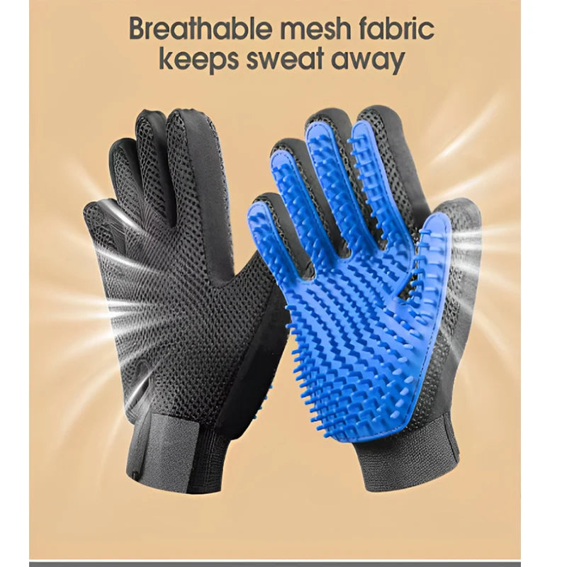 Dogora grooming glove silicone tips deshedding all colors