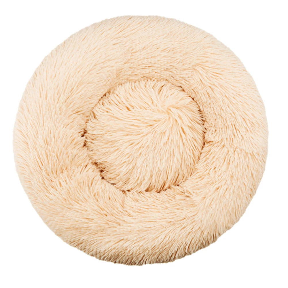 Dogora round dog bed product features machine wash nest edges