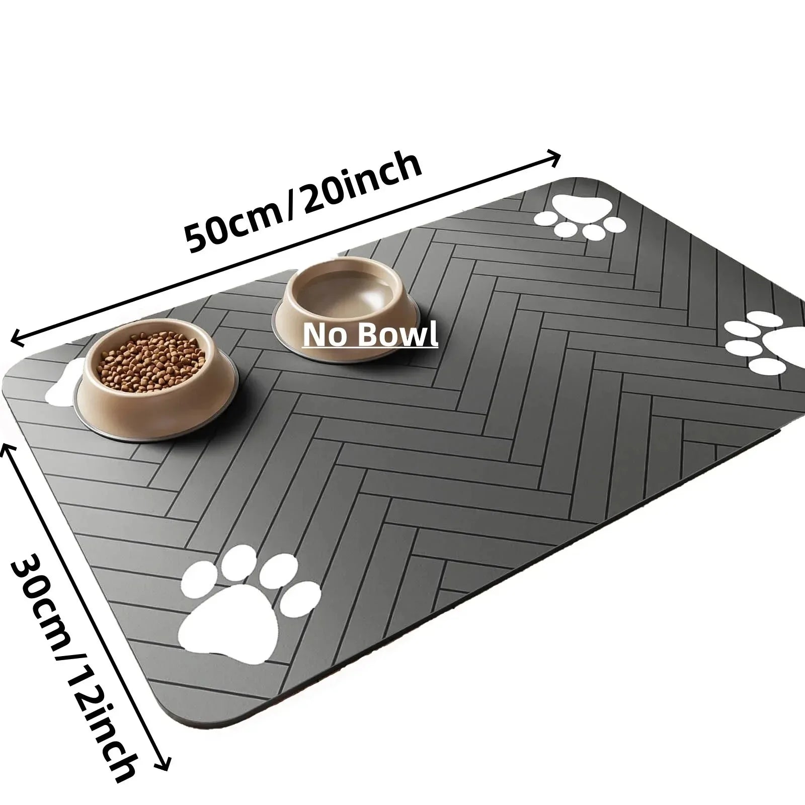 Feeding mat size comparison small medium large Dogora