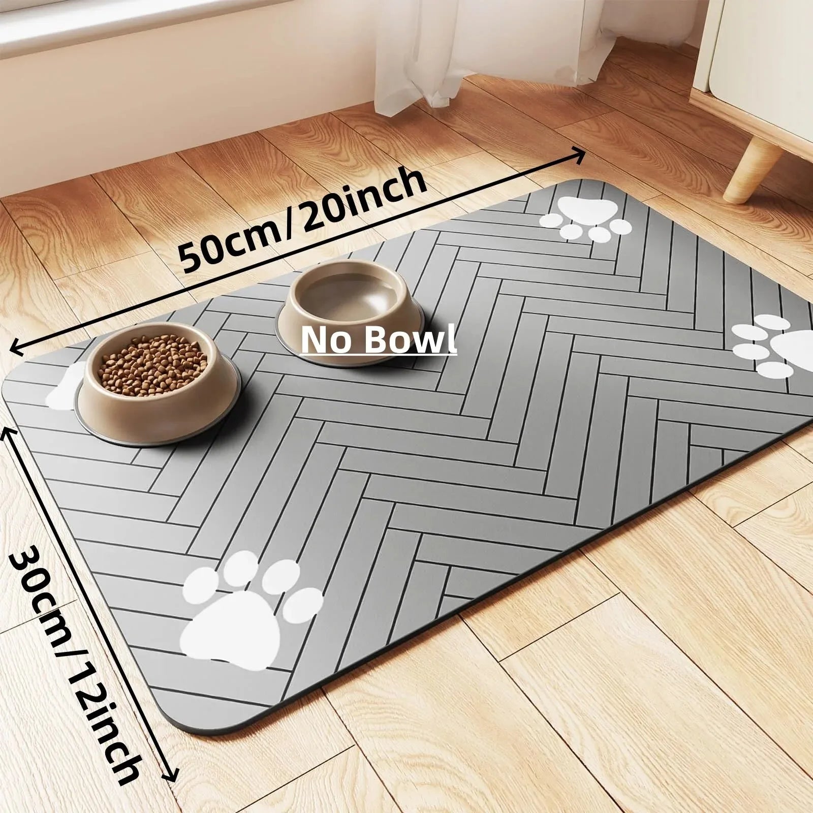 Dogora pet mat rubber backing no sliding kitchen floor