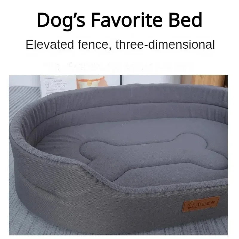 Fleece bed two sides cozy warm side and cool side Dogora