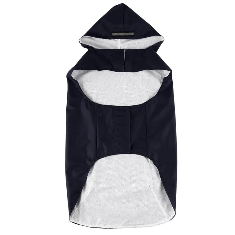 Lightweight waterproof dog coat easy on easy off Dogora