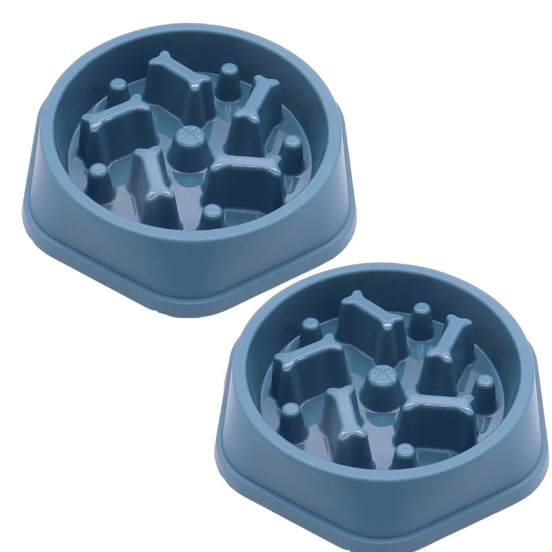 Slow feeder bowl mental stimulation puzzle for dogs